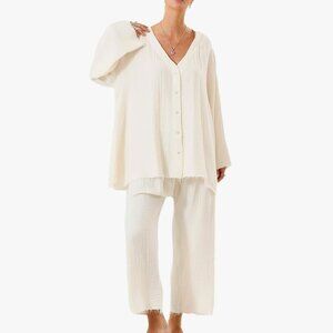 NOTHING FITS BUT Women's Cotton Modal Gauze Nursing Set